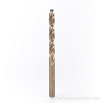 HSS Twist Drill Bits Establezca vástago recto recubierto de estaño